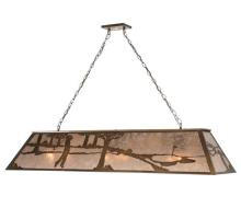 Meyda Black 111946 - 60" Long Golf Oblong Pendant