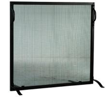 Meyda Black 112364 - 33"W X 30"H Prime Fireplace Screen