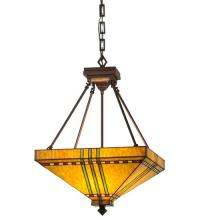 Meyda Black 112757 - 17" Square Prairie Corn Inverted Pendant