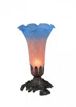 Meyda Black 11311 - 8" High Pink/Blue Accent Lamp