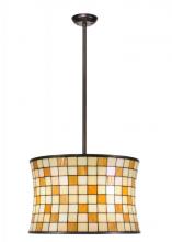 Meyda Black 113440 - 20"W Hilton Barrel Pendant