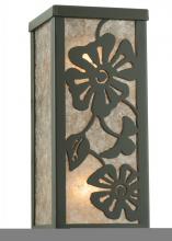 Meyda Black 113748 - 4.5"W Morning Glory Wall Sconce