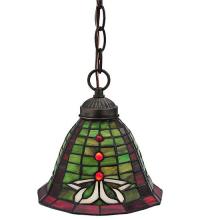 Meyda Black 114281 - 8"W Dublin Mini Pendant