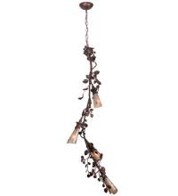 Meyda Black 114383 - 16"W Vinca Vine 4 LT Chandelier