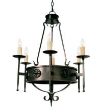 Meyda Black 115168 - 30" Wide Lorenzo 6 Light Chandelier