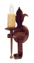 Meyda Black 115211 - 6" Wide Marthe 1 Light Wall Sconce