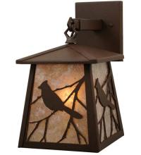 Meyda Black 115358 - 7"W Stillwater Song Bird Hanging Wall Sconce