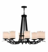 Meyda Black 115671 - 48"W Octavia 8 LT Chandelier