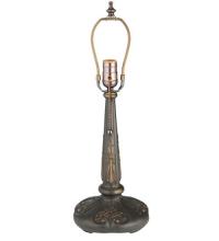 Meyda Black 11586 - 12.5"H NOUVEAU FLOWER BASE HARDWARE