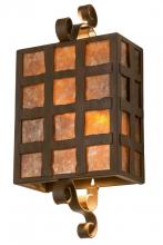 Meyda Black 116008 - 10"W Monte Cristo Wall Sconce