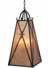 Meyda Black 116137 - 12"Sq North Star Pendant