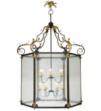 Meyda Black 116362 - 60"W Ganser Lantern Pendant