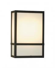 Meyda Black 116382 - 8" Wide Ethan Wall Sconce