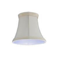 Meyda Black 116568 - 5"W X 4.5"H Trumpet Cream Fabric Shade