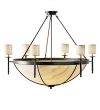 Meyda Black 117091 - 60" Wide Alysia Inverted Pendant