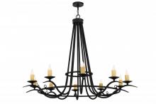 Meyda Black 117545 - 60"W Octavia 10 LT Chandelier