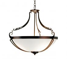 Meyda Black 117721 - 28" Wide Focus Inverted Pendant