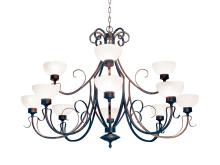 Meyda Black 119773 - 60" Wide Mirasol Chandelier