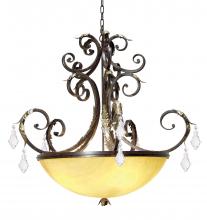 Meyda Black 120263 - 43" Wide Serratina Chandelier