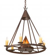 Meyda Black 120281 - 30" Wide Desert Arrow Chandelier