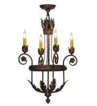 Meyda Black 120410 - 18"W Antonia 4 LT Chandelier