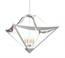 Meyda Black 120459 - 48" Wide Argus 8 Light Inverted Pendant