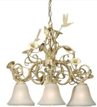 Meyda Black 120993 - 24" Wide Hummingbird 6 Light Chandelier