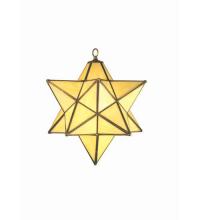 Meyda Black 12114 - 18" Wide Moravian Star Pendant