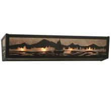 Meyda Black 121280 - 30"W Sailboat Vanity Light