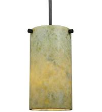 Meyda Black 121579 - 3.4"W Cilindro Jadestone Mini Pendant