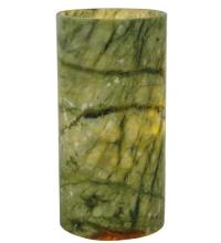 Meyda Black 121713 - 4"W Cylindre Green Jadestone Shade