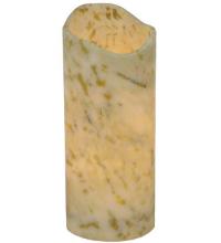 Meyda Black 123472 - 4"W Cylindre Light Green Jadestone