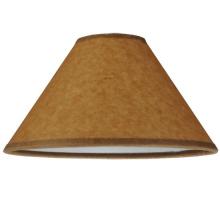 Meyda Black 126029 - 8"W X 4.25"H Taos Brown Parchment Shade