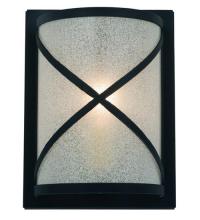 Meyda Black 126477 - 6" Wide Whitewing Wall Sconce