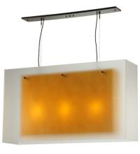 Meyda Black 126510 - 48"L Quadrato Shadow Box Oblong Pendant