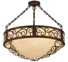 Meyda Black 127260 - 24" Wide Lilliana Inverted Pendant