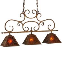 Meyda Black 127374 - 42" Long Bandolei 3 Light Island Pendant