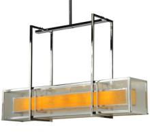 Meyda Black 128288 - 54"L Quadrato Lange Oblong Pendant