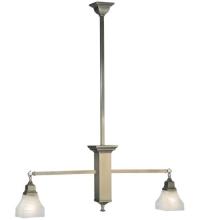 Meyda Black 129070 - 40" Long Bungalow 2 Light Island Pendant