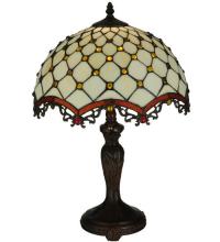 Meyda Black 130761 - 20"H Jeweled Katherine Table Lamp