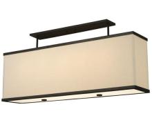 Meyda Black 130985 - 42.5"L Quadrato Lounge Oblong Pendant