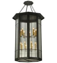 Meyda Black 131145 - 38"W West Albany 16 LT Pendant