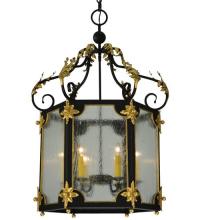 Meyda Black 132203 - 25" Wide Ganser Lantern Pendant