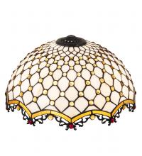 Meyda Black 132693 - 18" Wide Diamond & Jewel Shade