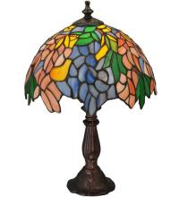 Meyda Black 133348 - 15" High Tiffany Laburnum Accent Lamp