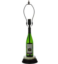 Meyda Black 133661 - 25.5"H Personalized Wine Bottle Table Base