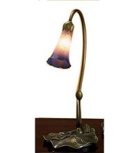 Meyda Black 13394 - 16" High Pink/Blue Pond Lily Accent Lamp