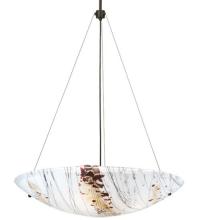 Meyda Black 133979 - 25" Wide Metro Fusion Ramoscelli Inverted Pendant