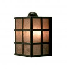 Meyda Black 134245 - 8" Wide Baretta Wall Sconce