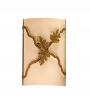 Meyda Black 134378 - 8" Wide Fauna Wall Sconce